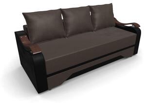 Canapea Extensibila Sally Mini, Maro/Negru