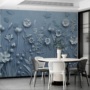 Tapet Câmp flori 3D, Fototapet 3D, w07869 : Uwalls.ro