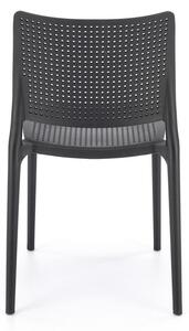 Scaun K514, negru, polipropilena, 42x55x79 cm