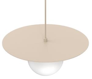 Pendul pe cablu FLAT 1xE27/15W/230V bej