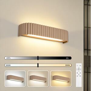 Brilagi - Aplică LED de perete dimabilă FALCON MODERN LED/14W/230V 40 cm bej +cu telecomandă