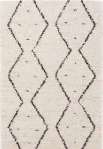 Covor Belgian Sufragerie Dormitor, Model Gent 51497 361 , Dreptunghiular, Crem Negru Crem/Negru, 160 x 230, Dreptunghi