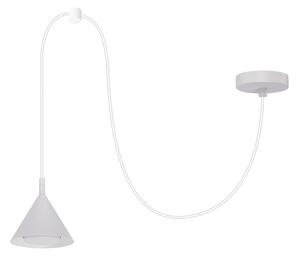 Brilagi - Lustră suspendată pe cablu CONE SINGLE SPIDER 1xGX53/15W/230V albă
