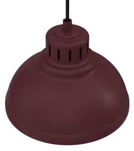Lampă suspendată pe cablu SVEN 1xE27/15W/230V vișinie