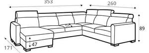 Coltar extensibil piele Ergo 2,5-E-2,5-R