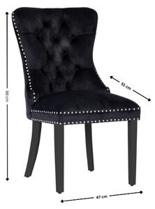 Scaun Living KJC005 Negru/Negru