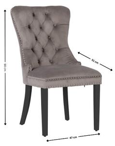 Scaun Living KJC005 Gri/Negru