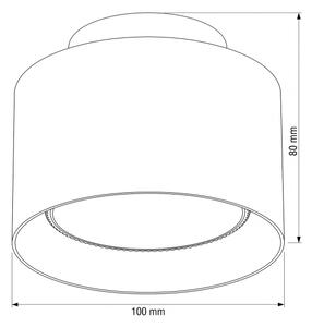 BRILAGI - Spot LED BACKLIT 1xGX53/15W/230V+LED/3W, diam. 10 cm, finisaj stejar