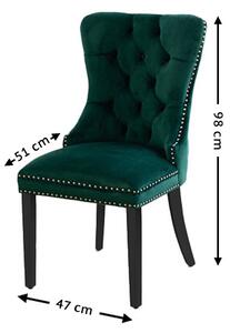 Scaun Living KJC005 Verde/Negru