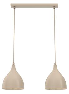 Lustră pe cablu NOAK CLASSIC 2xE27/15W/230V bej