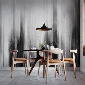 Tapet fundal abstract cu dungi verticale în culorile alb și negru, Fototapet Modern, w07945v3 : Uwalls.ro