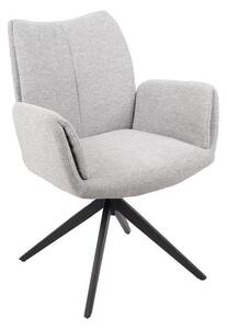 Scaun Living Rotativ KJC77 Gri Deschis