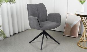 Scaun Living KJC77 Gri închis