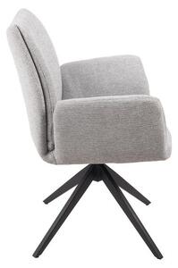Scaun Living Rotativ KJC77 Gri Deschis