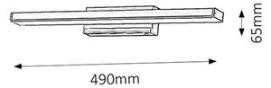Rabalux 5897 - Aplică de perete pentru baie JOHN LED/12W