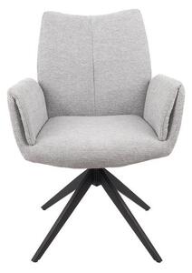 Scaun Living Rotativ KJC77 Gri Deschis