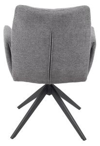Scaun Living Rotativ KJC77 Gri Închis