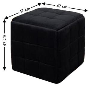 Set 5 tabureți KTC2281 Negru