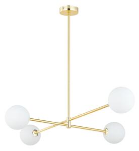 Lustră Sarius Gold cu 4 surse de lumină