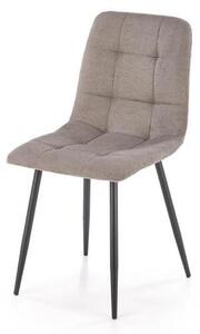 Scaun K560, gri/negru, stofa clasica/metal, 45x53x88 cm