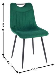 Scaun Living Tapitat KJC0358 Verde