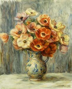 Reproducere Vase d'Anemones,, Renoir, Pierre Auguste