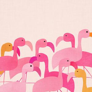 Ilustrație Flamingos, Kristian Gallagher