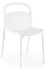Scaun K490, alb, polipropilena, 46x55x80 cm