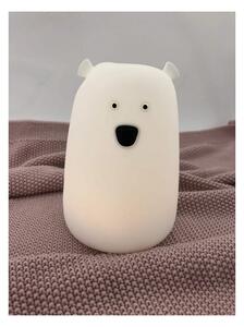 Lampă LED RGB pentru copii BEAR, tactilă, 0,8W, 5V, albă + USB