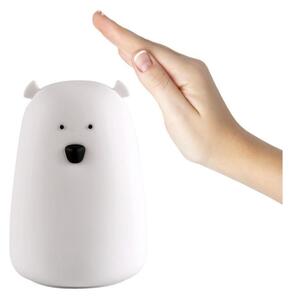 Lampă LED RGB pentru copii BEAR, tactilă, 0,8W, 5V, albă + USB