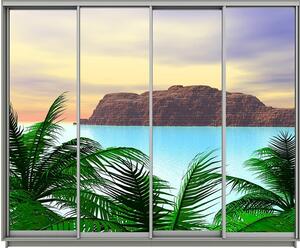 Dulap Print 4 Usi 252, L280 x H240 x A60