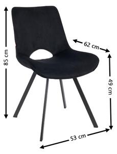 Scaun Living KJC361 Negru