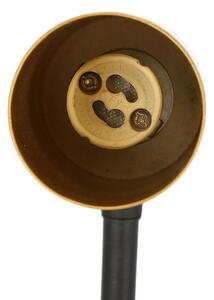 Lampă de perete TINA 1xGU10/15W/230V neagră/aurie