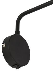Lampă de perete TINA 1xGU10/15W/230V neagră/aurie