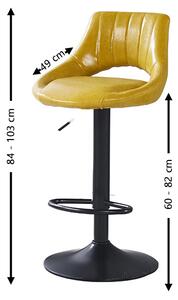 Scaun Bar KJC338 Mustar