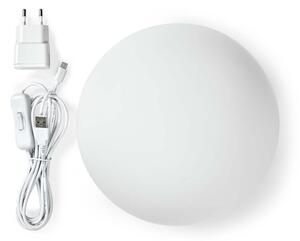 Lampă LED RGBW de masă dimabilă SmartLife LED/5W/5V Wi-Fi Nedis WIFILM10CWT