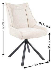 Scaun Living KJC4346 Bej