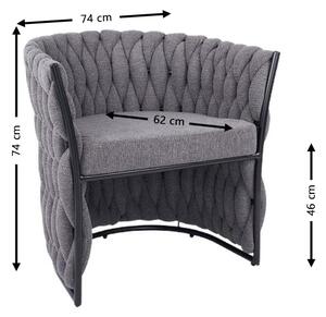 Scaun Living KJC4342 Gri Închis