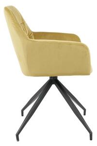 Scaun Living Tapitat KJC4345 Mustar