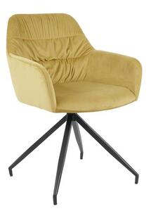 Scaun Living Tapitat KJC4345 Mustar