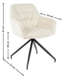 Scaun Living Tapitat KJC4345 Bej