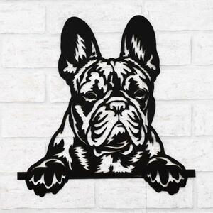 DUBLEZ | Tablou din lemn pentru perete - Bulldog francez