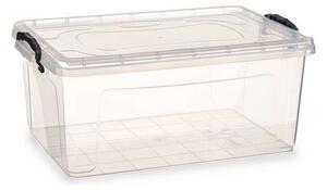 Kipit Cutie de depozitare cu capac transparent plastic (32 x 20,5 x 50 cm)