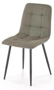 Scaun K560, verde/negru, stofa clasica/metal, 45x53x88 cm