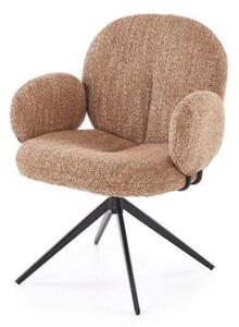 Scaun K568, scortisoara/negru, stofa clasica/otel, 65x64x82 cm