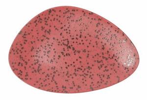 Ariane Plochá deska ariane oxide triunghiular ceramică roșu (Ø 29 cm)