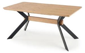 Masa extensibila BACARDI, stejar sonoma/negru, 160/220x90x76 cm