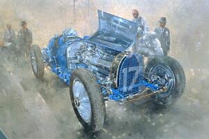 Miller, Peter - Artă imprimată Type 59 Grand Prix Bugatti, 1997, (40 x 26.7 cm)