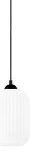 Lustră pe cablu HARMA 1xE27/15W/230V d. 14 cm alb/negru