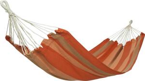 Hamac din poliester nisipiu/portocaliu/portocaliu deschis 100 x 200 cm